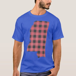 Mississippi Plaid in Roze Oversized T-shirt