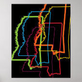 mississippi pride blur poster (Voorkant)