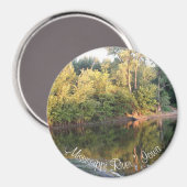 Mississippi Reflection Photo Magnet (Voorkant / Achterkant)