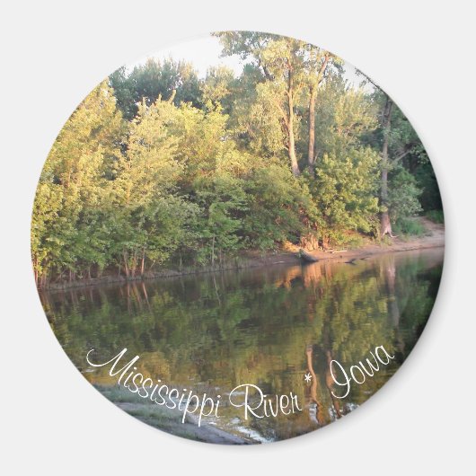 Mississippi Reflection Photo Magnet (Voorkant)