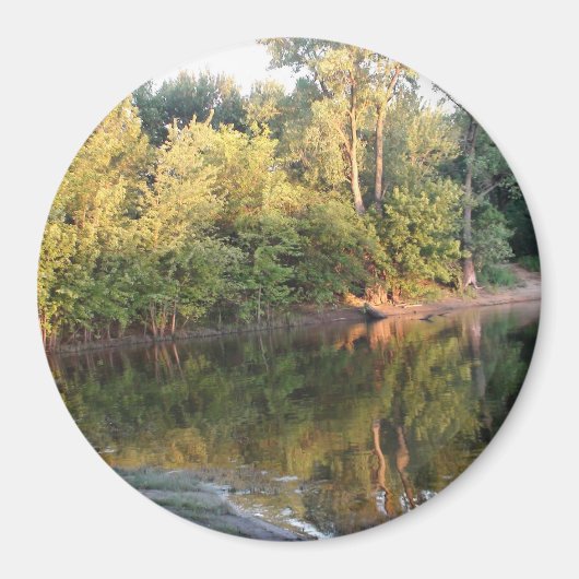 Mississippi Reflection Photo Magnet (Voorkant)