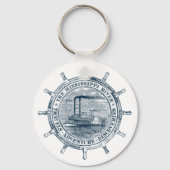 Mississippi Reizen. Adventure. Ontdekking Sleutelhanger (Voorkant)