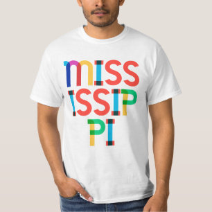 Mississippi  Retro Pop Art 80s Type T-shirt