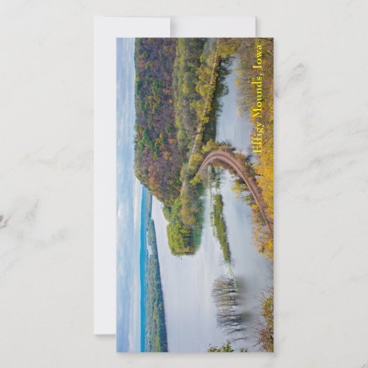 Mississippi River en beboste kliffen (Voorkant)