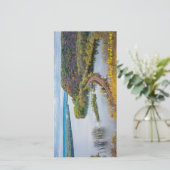 Mississippi River en beboste kliffen (Staand voorkant)