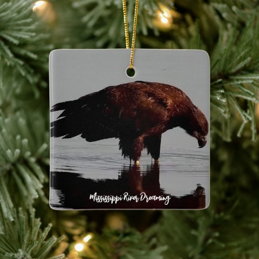 Mississippi River Flyway: Vliegbaan dromen Keramisch Ornament (Boom)