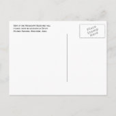 Mississippi River, Herfst Foliage, Effigy Mounds,  Briefkaart (Achterkant)