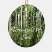 Mississippi River Iowa Banks Keepomwille Ornament (Links)