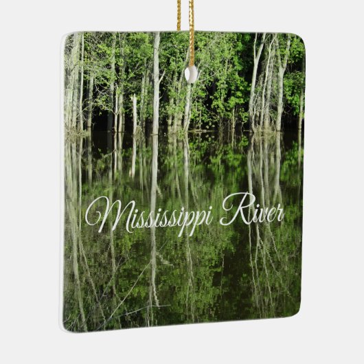 Mississippi River Iowa Banks Keepomwille Ornament (Rechts)
