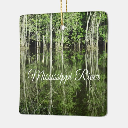 Mississippi River Iowa Banks Keepomwille Ornament (Links)