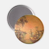 Mississippi River Magnet (Voorkant / Achterkant)