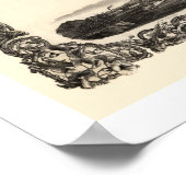 Mississippi River Map 1858 Poster (Hoek)