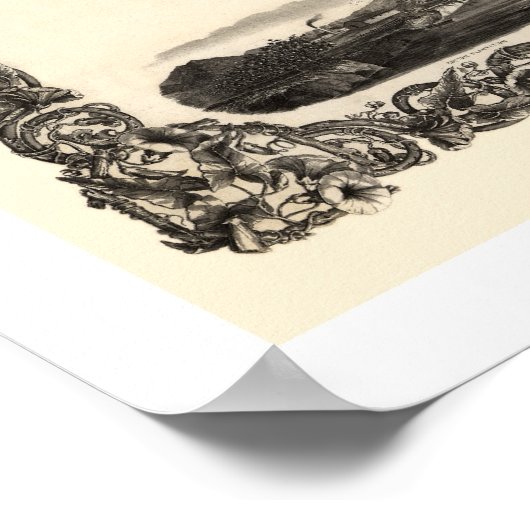 Mississippi River Map 1858 Poster (Hoek)