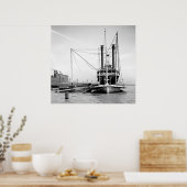 Mississippi River Packet 1905 Poster (Keuken)