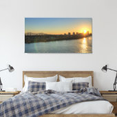 Mississippi River Sunset Canvas (Insitu (Slaapkamer))