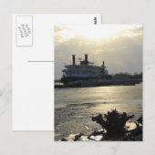 Mississippi River Sunset in Winter Briefkaart (Voorkant / Achterkant)