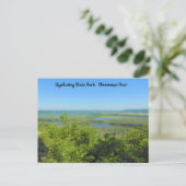 Mississippi River Uitzicht van Wyalusing State Par Briefkaart (Staand voorkant)