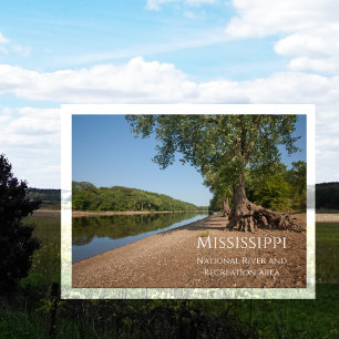 Mississippi River, Verborgen Herfsten Regional Par Briefkaart