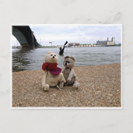 Mississippi riverfront briefkaart (Voorkant)