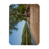 Mississippi, rivier bij Verborgen Herfsten, St. Pa Magneet (Verticaal)