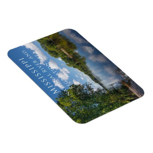 Mississippi Rivier Zonnige Dag, ten noorden van Mi Magneet (Rechterzijde)