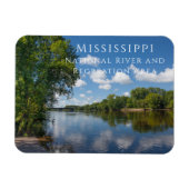 Mississippi Rivier Zonnige Dag, ten noorden van Mi Magneet (Horizontaal)