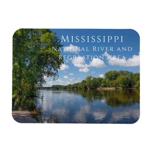 Mississippi Rivier Zonnige Dag, ten noorden van Mi Magneet (Horizontaal)