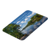 Mississippi Rivier Zonnige Dag, ten noorden van Mi Magneet (Linkerzijde)