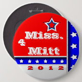 Mississippi Ronde Button 6,0 Cm (Voorkant /achterkant)