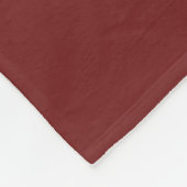 Mississippi Rood Fleece Deken (Hoek)