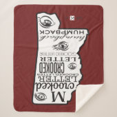 Mississippi Rood Sherpa Deken (Voorkant)