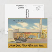 Mississippi, Safeway Cab Co., Vicksburg Briefkaart (Voorkant / Achterkant)
