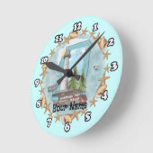 Mississippi Shells Vuurtorenklok Ronde Klok (Hoek)