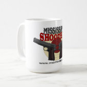 Mississippi Shooters 15oz Coffee-Mok Koffiemok (Voorkant links)