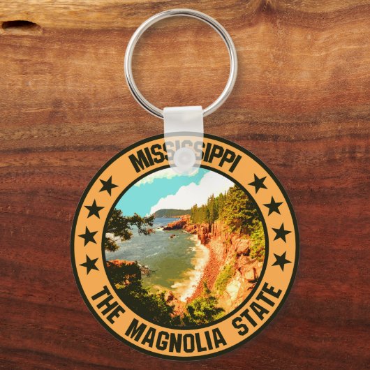Mississippi Sleutelhanger (Achterkant)