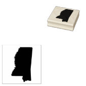 Mississippi Solid Rubber Art Stamp Rubberstempel (Gestempeld)