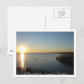 Mississippi Sound Sunset Briefkaart (Voorkant / Achterkant)