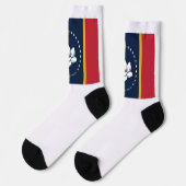 Mississippi staatsvlag sokken (Links)