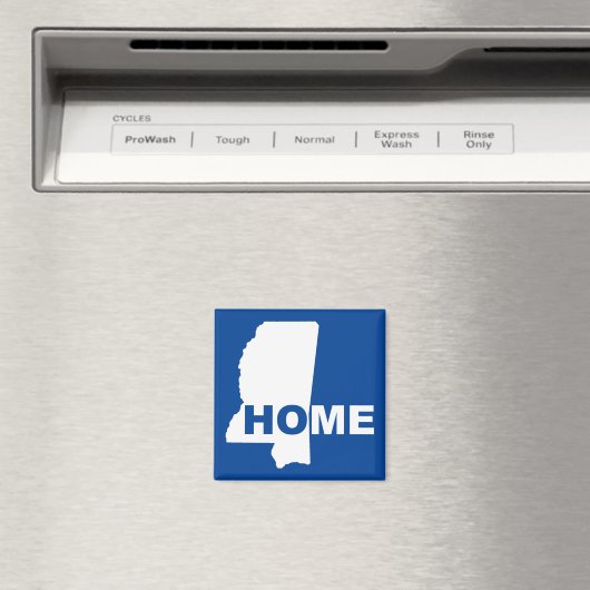 Mississippi startpunt weg van State Fridge Magnet (Insitu (Vaatwasser))