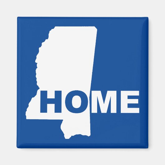 Mississippi startpunt weg van State Fridge Magnet (Voorkant)