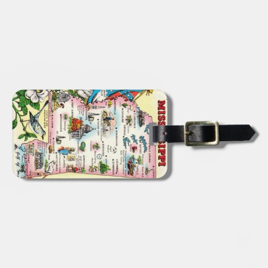 Mississippi State Bagagelabel (Voorkant horizontaal)