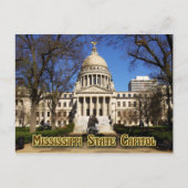 Mississippi State Capitol Building, Jackson Briefkaart (Voorkant)
