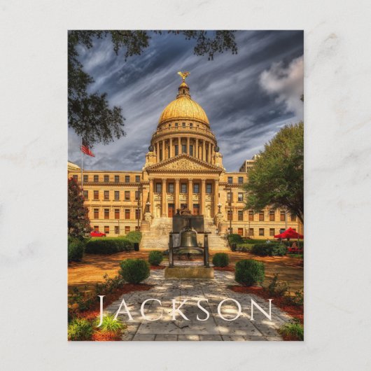 Mississippi State Capitol, Jackson Briefkaart (Voorkant)