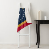 Mississippi State Flag Print Patriottisch Sherpa Deken (In situ)