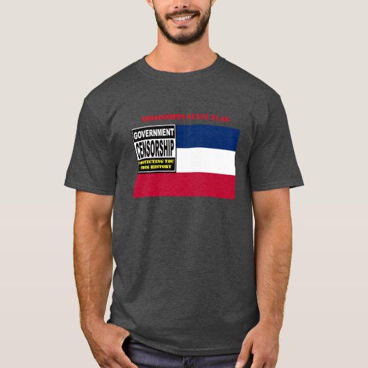 MISSISSIPPI STATE FLAG T-SHIRT (Voorkant)