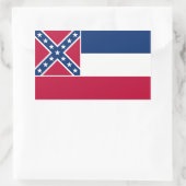 Mississippi State Flag, Verenigde Staten Rechthoekige Sticker (Tas)