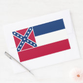 Mississippi State Flag, Verenigde Staten Rechthoekige Sticker (Envelop)