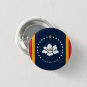 Mississippi State Flag Verenigde Staten Ronde Button 3,2 Cm (Voorkant /achterkant)