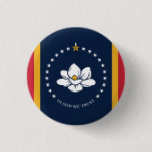 Mississippi State Flag Verenigde Staten Ronde Button 3,2 Cm (Voorkant)