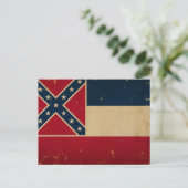 Mississippi State Flag VINTATE.png Briefkaart (Staand voorkant)